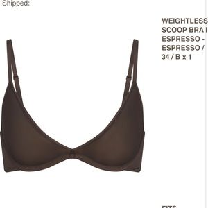 SKIMS weightless scoop bra
